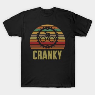 Bicycle Cranky Retro Vintage T-Shirt